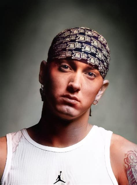 eminem wearing a durag.